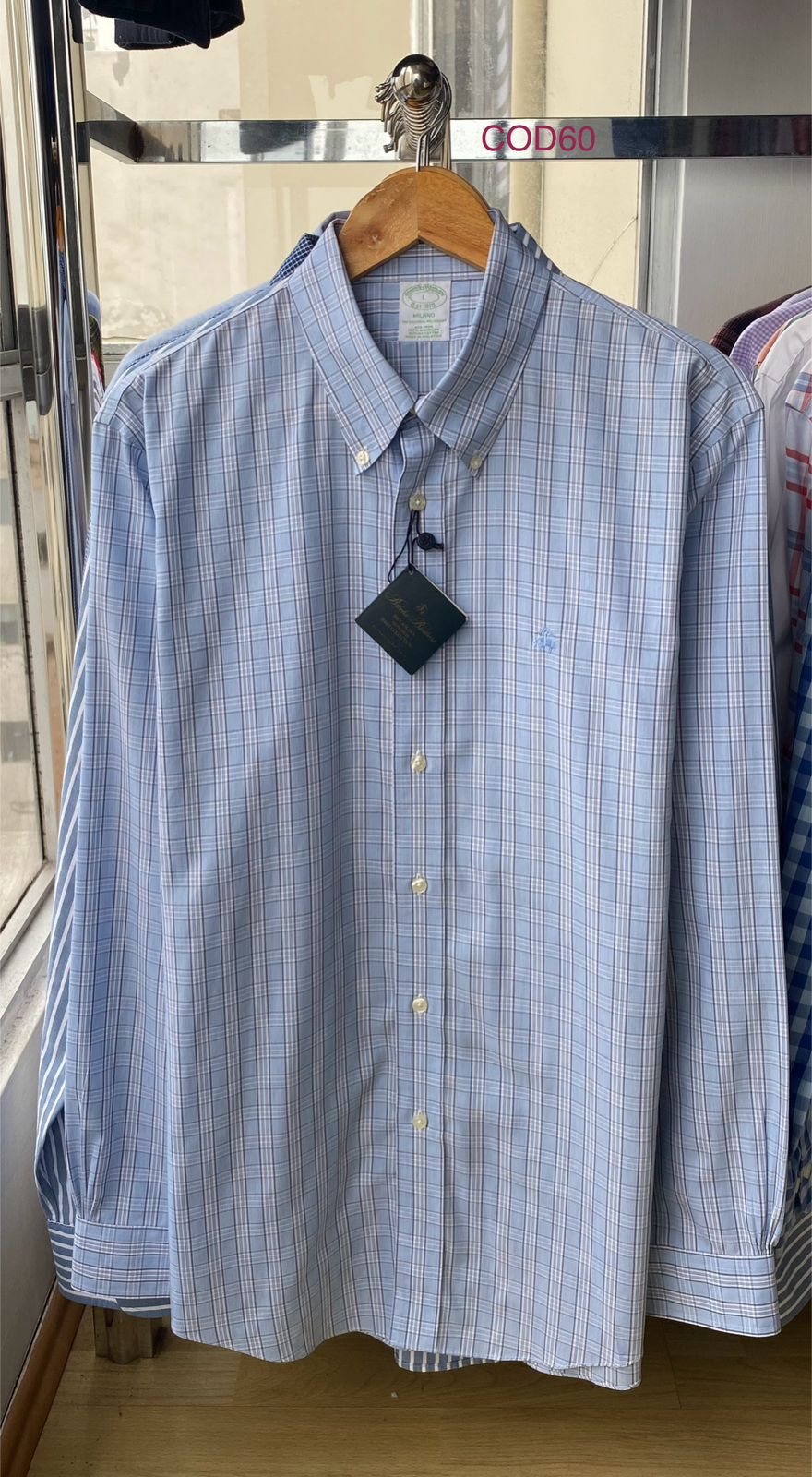 BROOKS BROTHERS CAMISA MANGA LARGA
