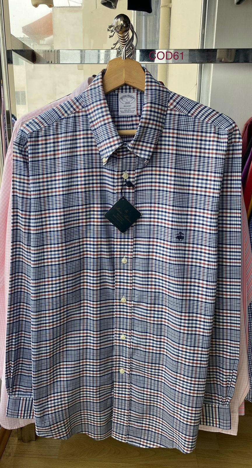 BROOKS BROTHERS CAMISA MANGA LARGA