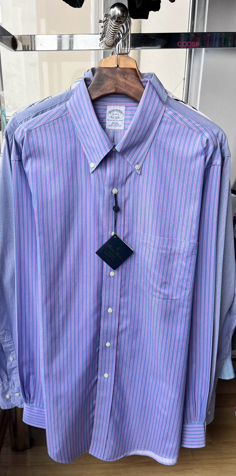 BROOKS BROTHERS CAMISA MANGA LARGA