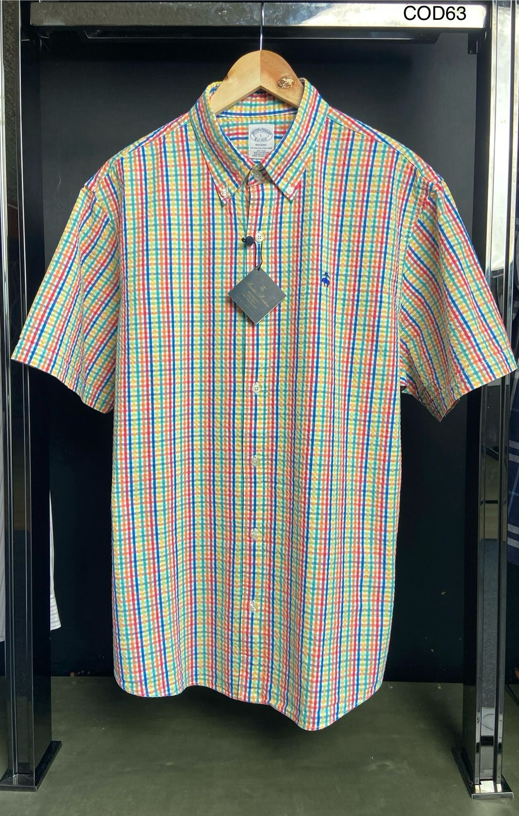 BROOKS BROTHERS CAMISA MANGA CORTA