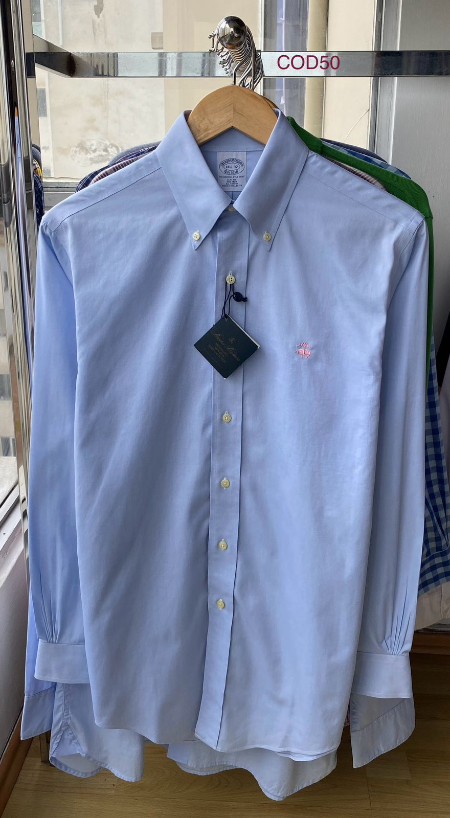 BROOKS BROTHERS CAMISA MANGA LARGA