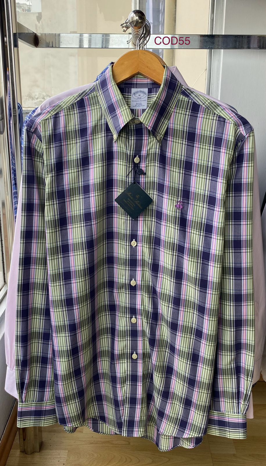 BROOKS BROTHERS CAMISA MANGA LARGA