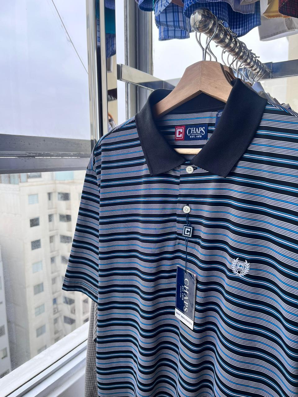 Polo cuello camisero Chaps
