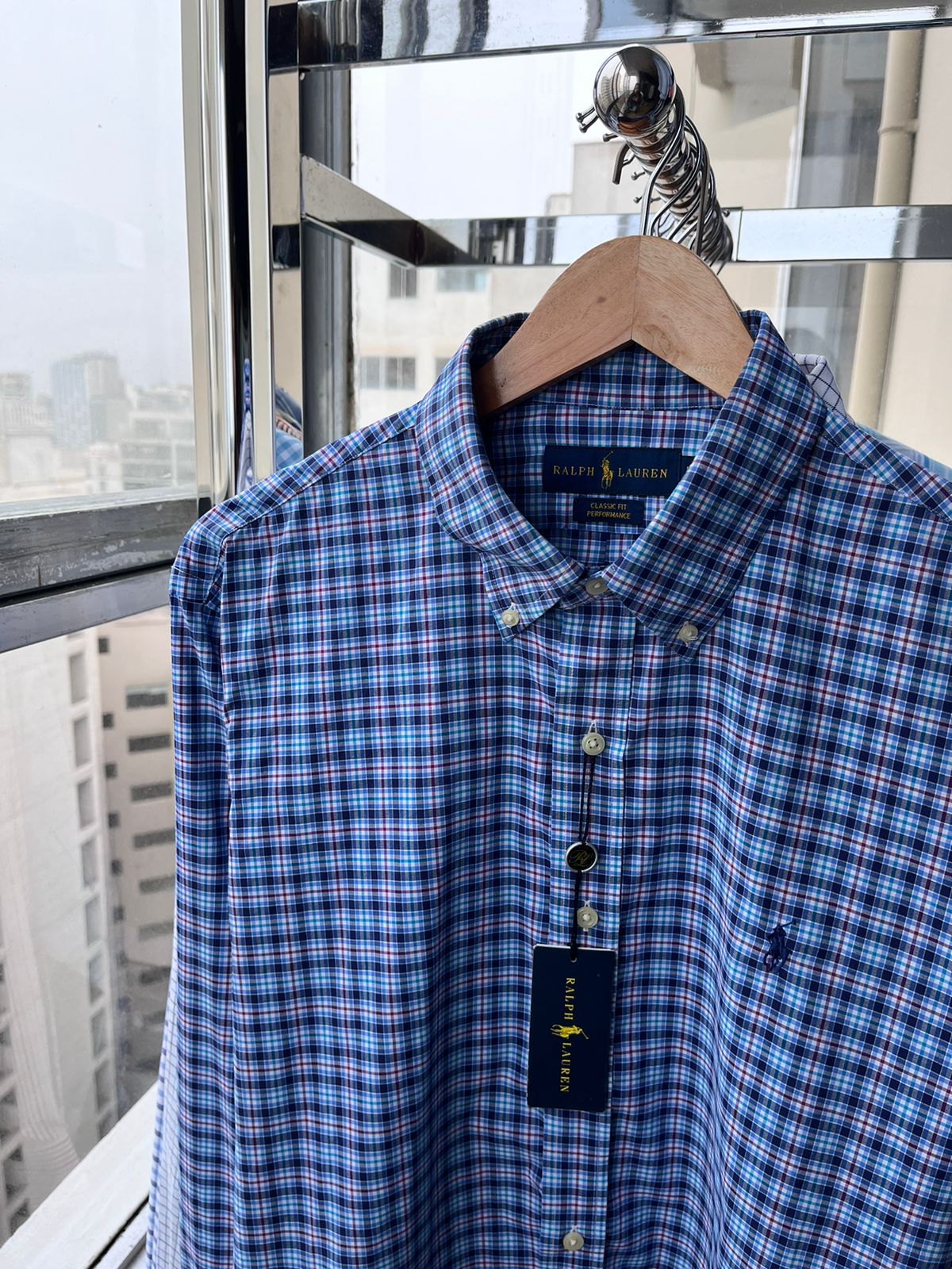 Camisa elegante Ralph Lauren de algodon