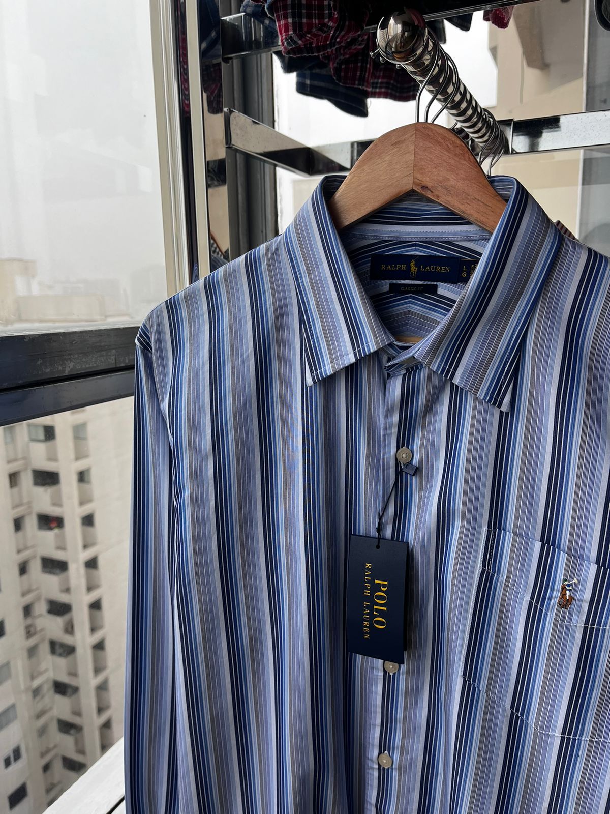 Camisa elegante Ralph Lauren de algodon