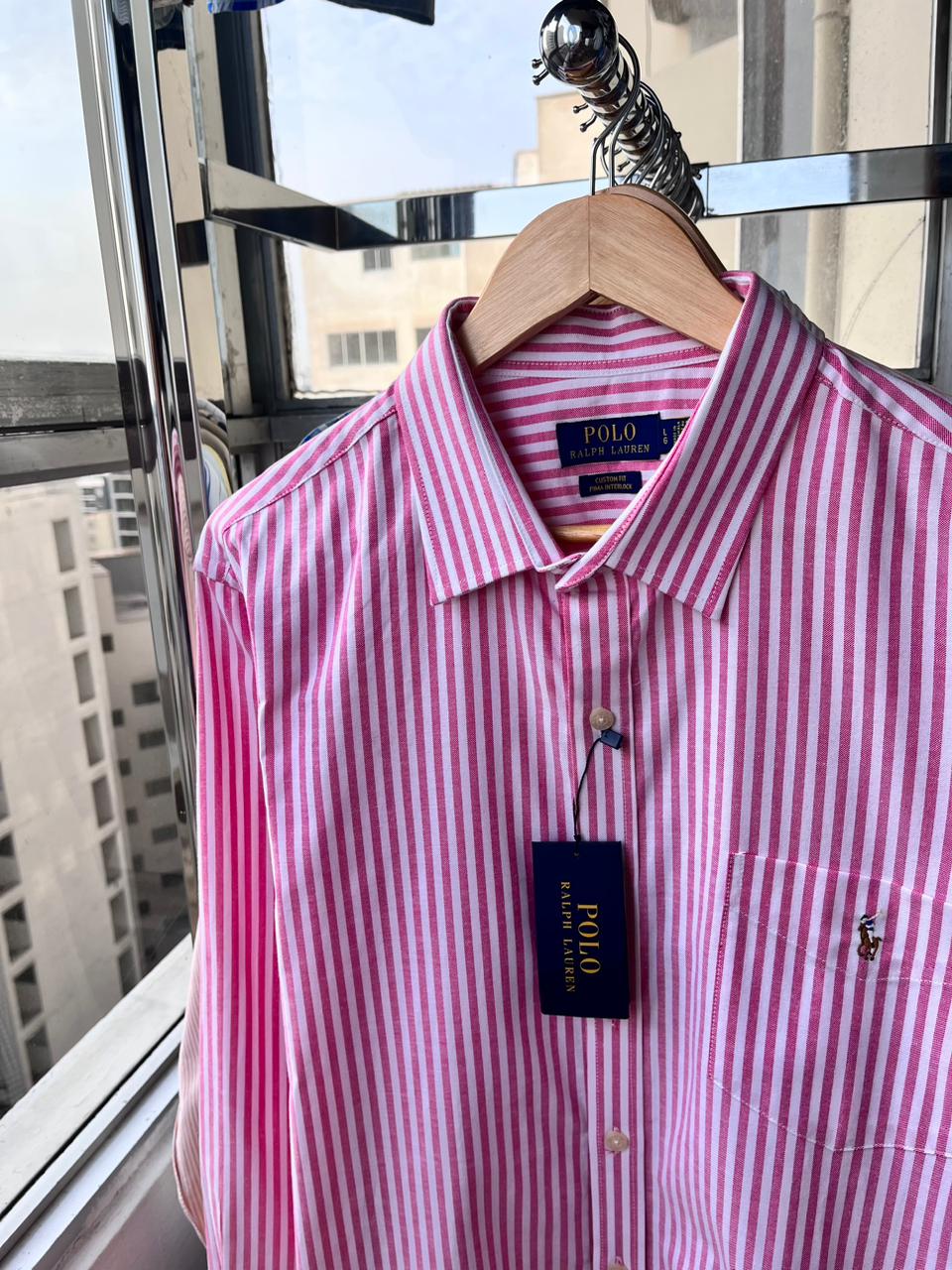 Camisa de rayas Ralph Lauren Custom fit