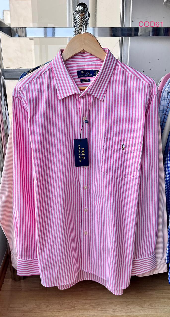 Camisa de rayas Ralph Lauren Custom fit