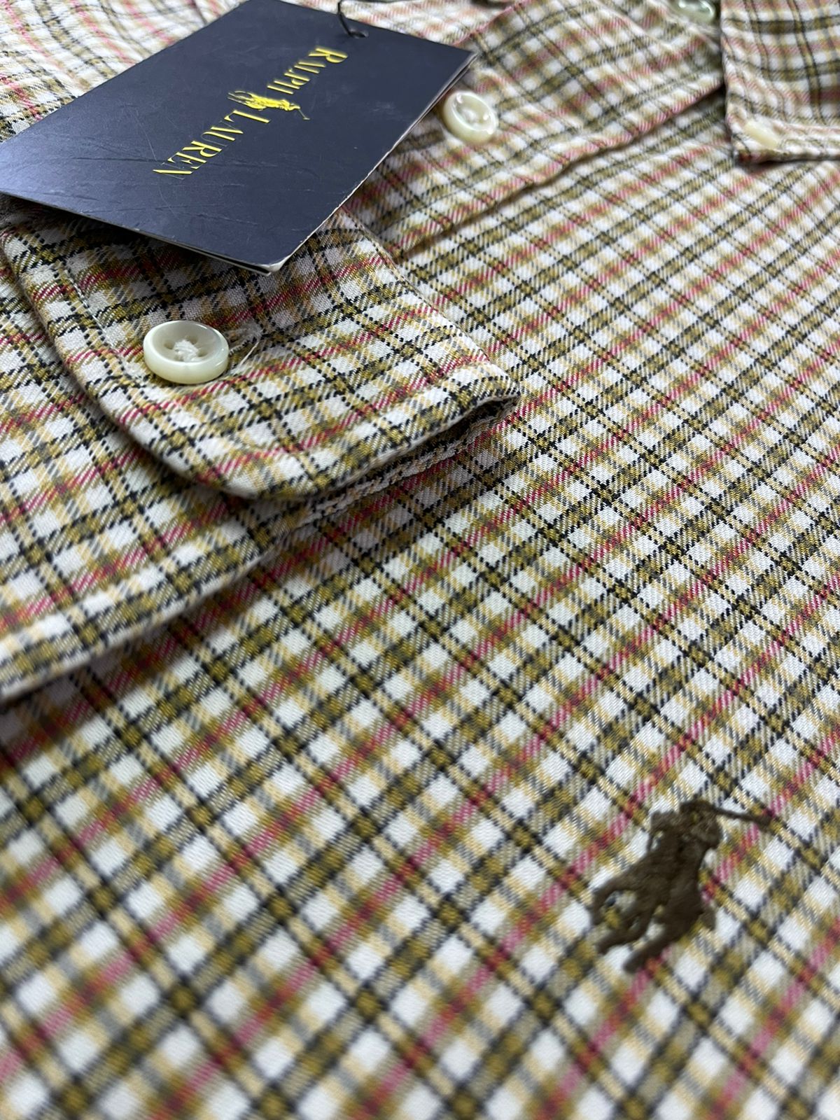 Camisa de rayas Ralph Lauren de algodon