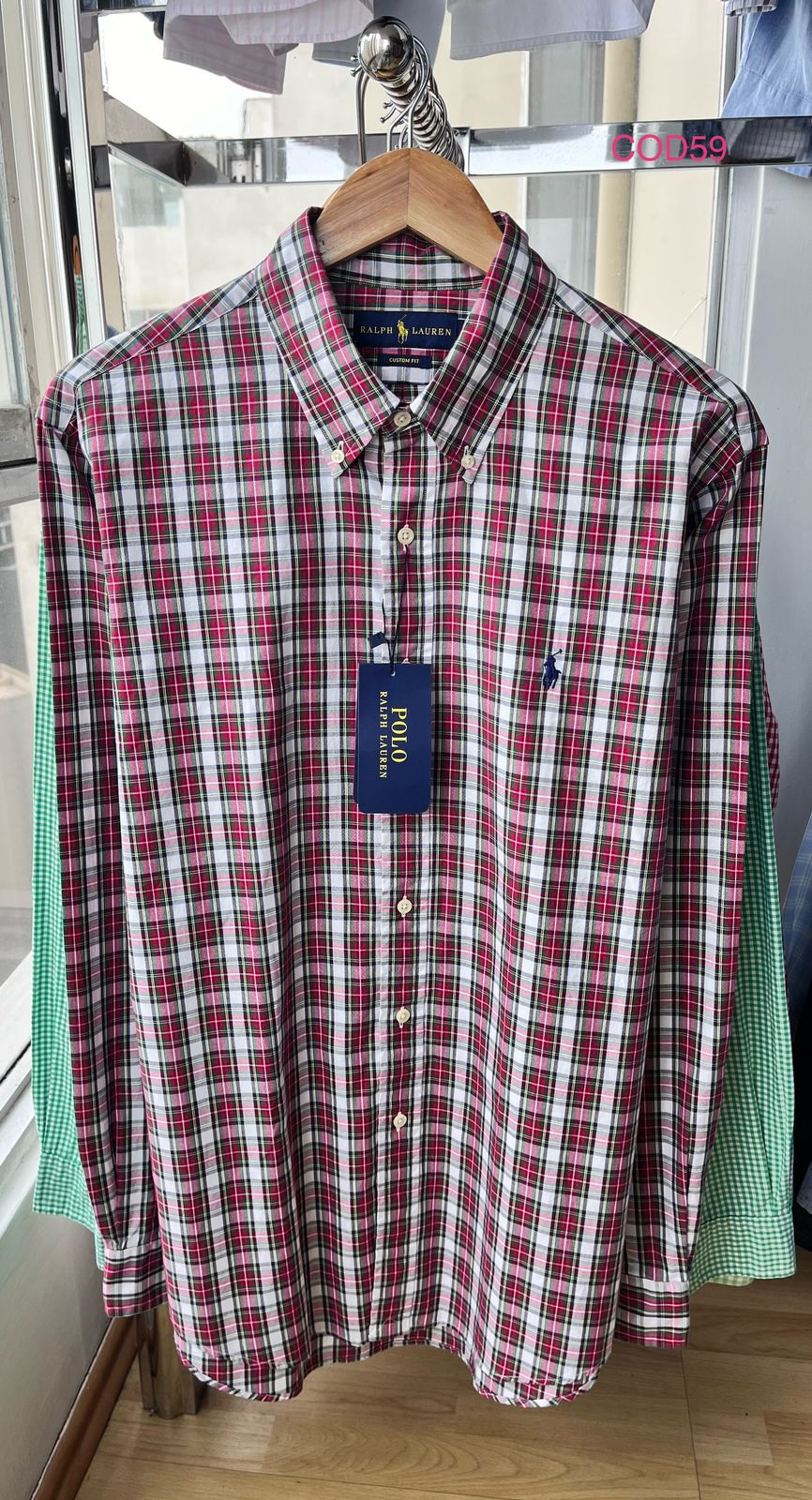 Camisa oxford Ralph Lauren Custom Fit