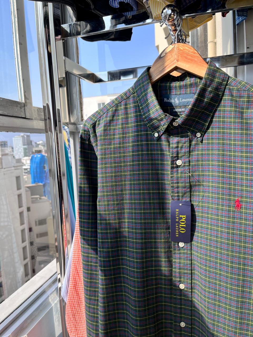 Camisa oxford Ralph Lauren custom fit