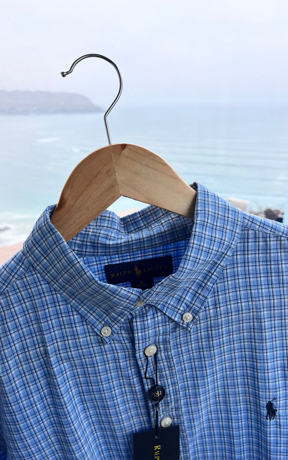 Camisa elegante Ralph Lauren de cuadros