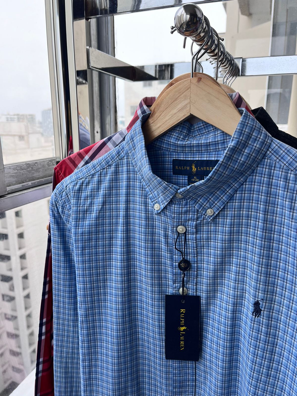 Camisa elegante Ralph Lauren de cuadros