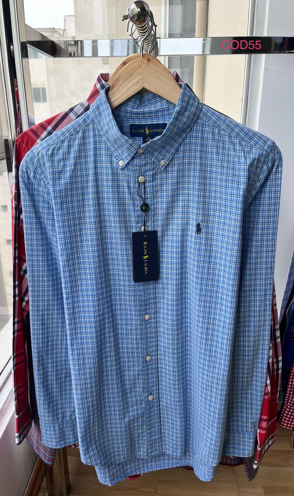 Camisa elegante Ralph Lauren de cuadros