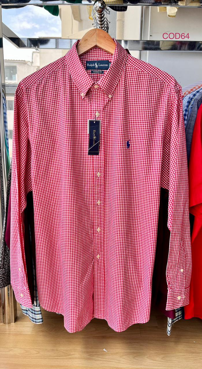 Camisa oxford Ralph Lauren custom fit