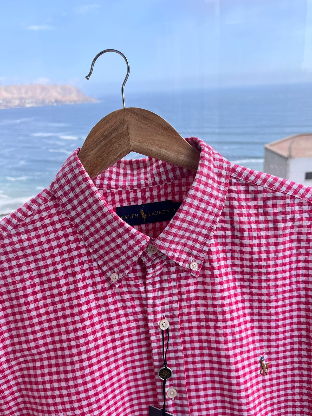 Camisa de cuadros Ralph Lauren de algodon