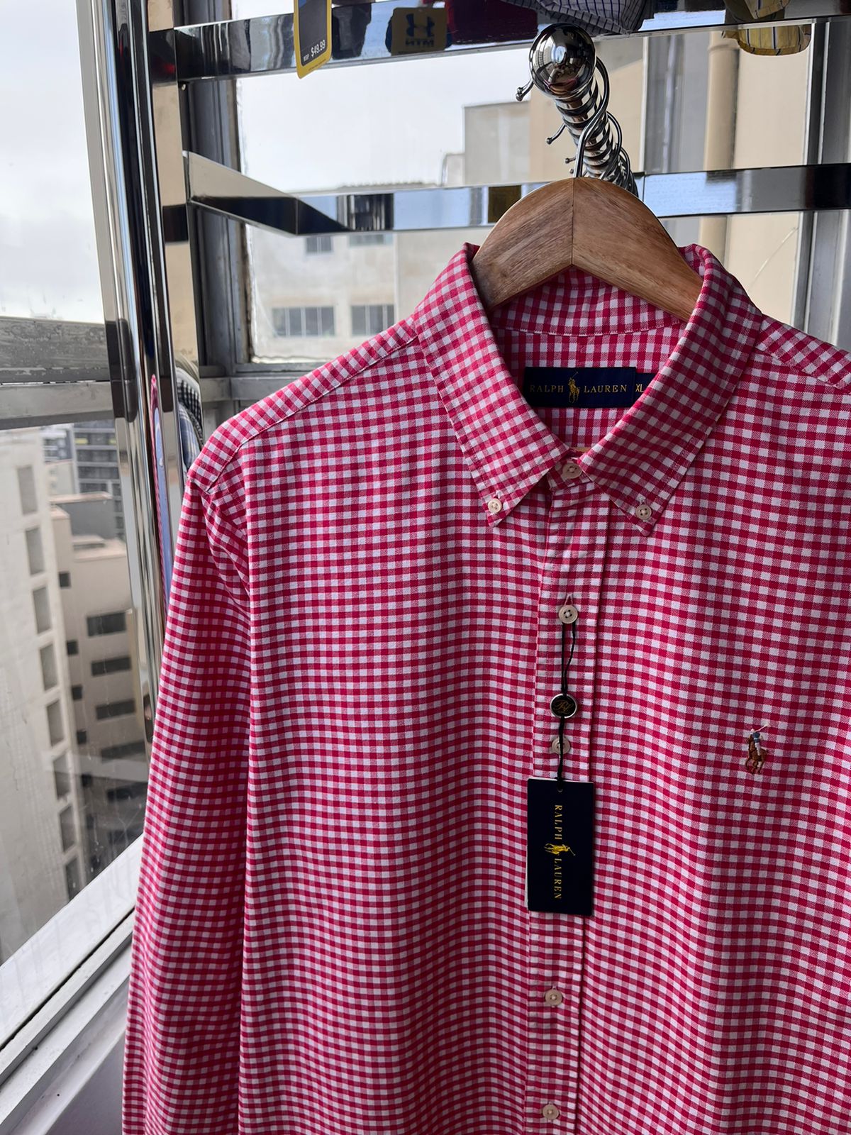 Camisa de cuadros Ralph Lauren de algodon
