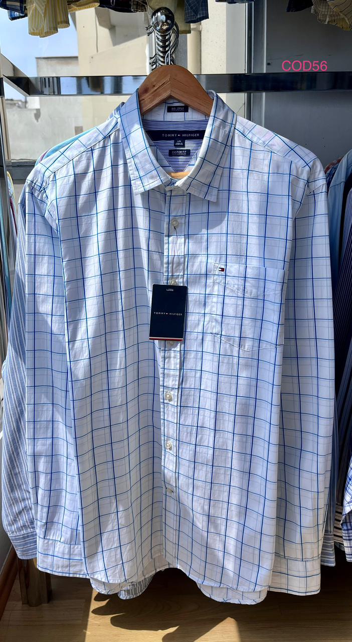 Camisa con cuadros Tommy Hilfiger Custom fit
