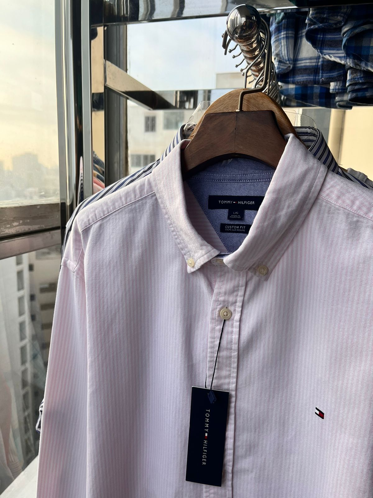 Camisa M / L Tommy Hilfiger oxford