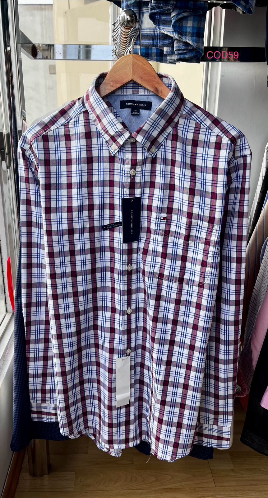 Camisa M/L Tommy Hilfiger