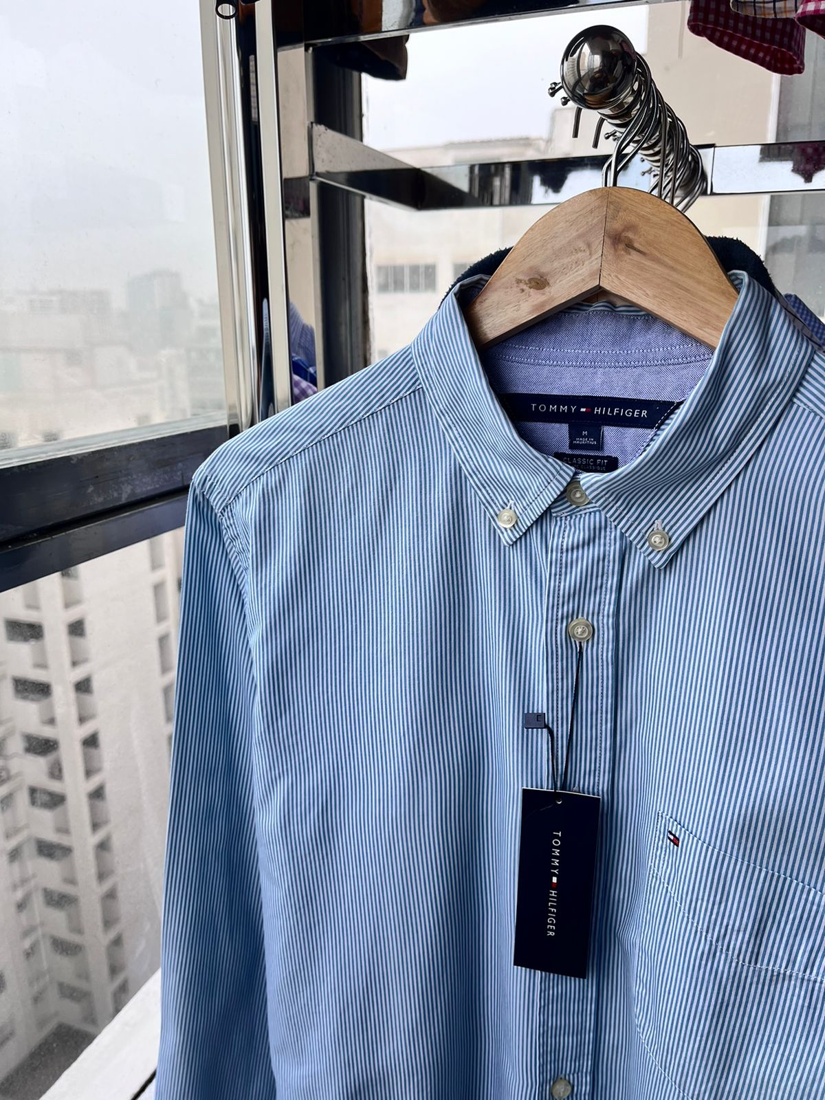 Camisa M/L Tommy Hilfiger Classic fit