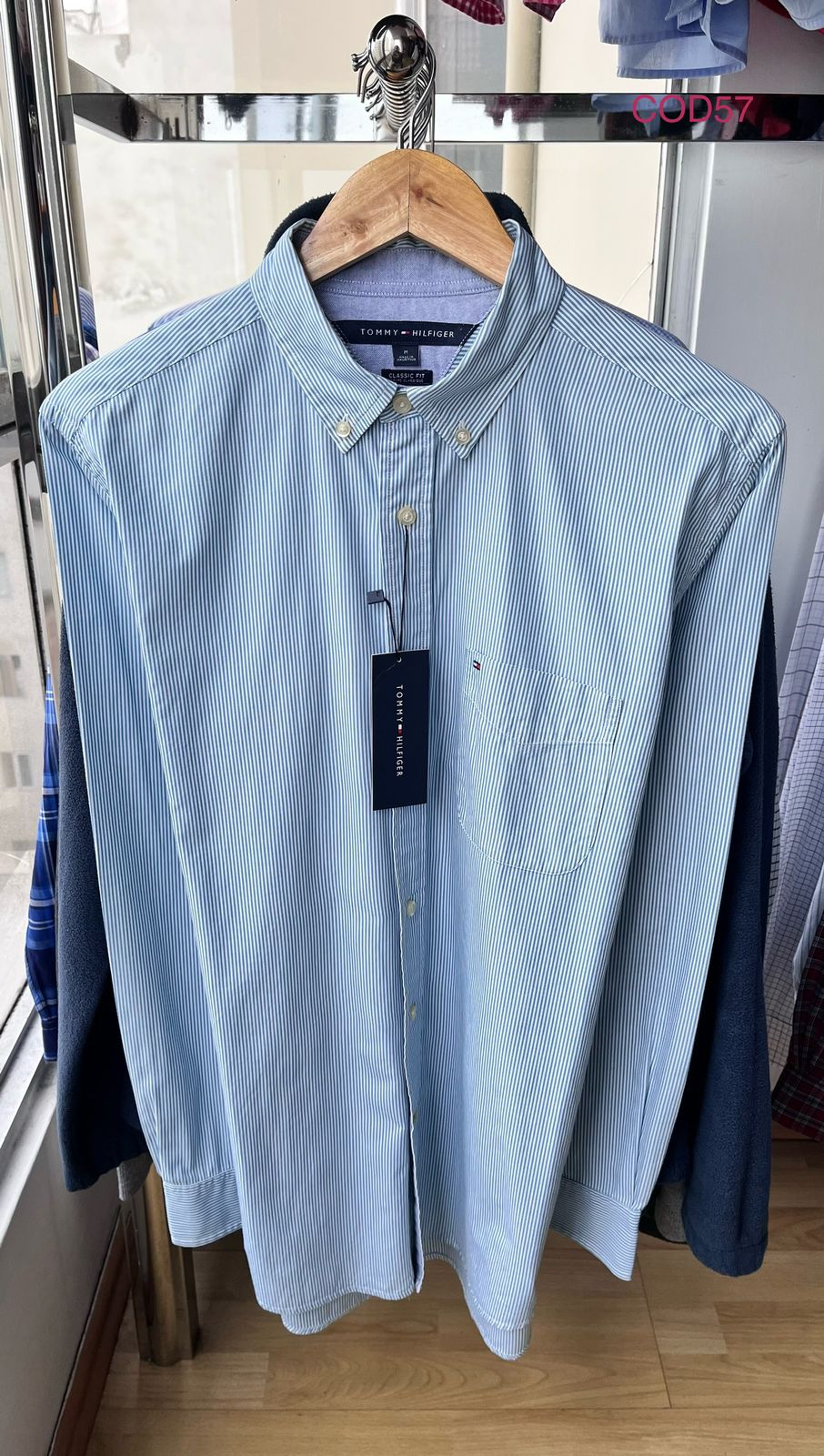 Camisa M/L Tommy Hilfiger Classic fit
