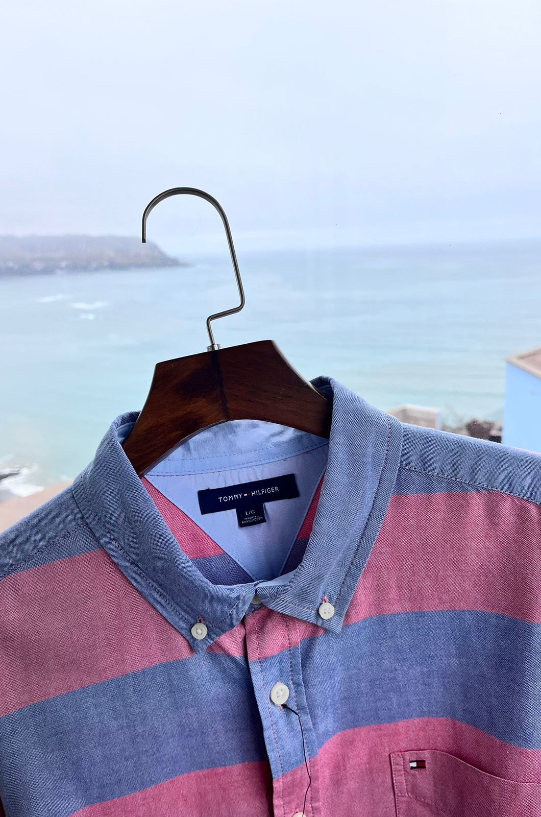 Camisa M / L Tommy Hilfiger oxford