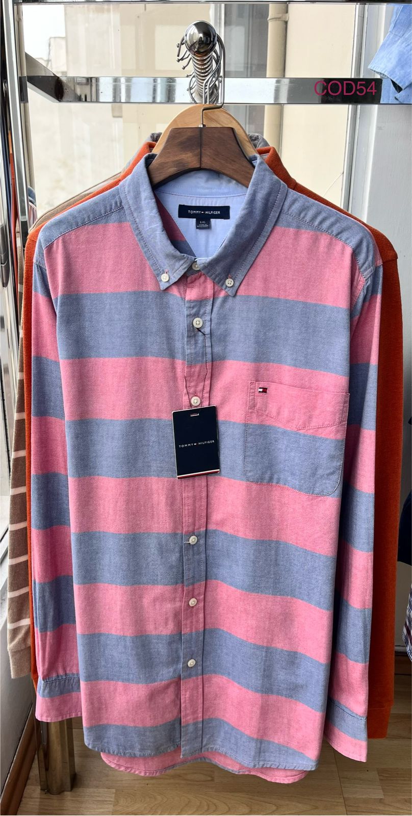 Camisa M / L Tommy Hilfiger oxford