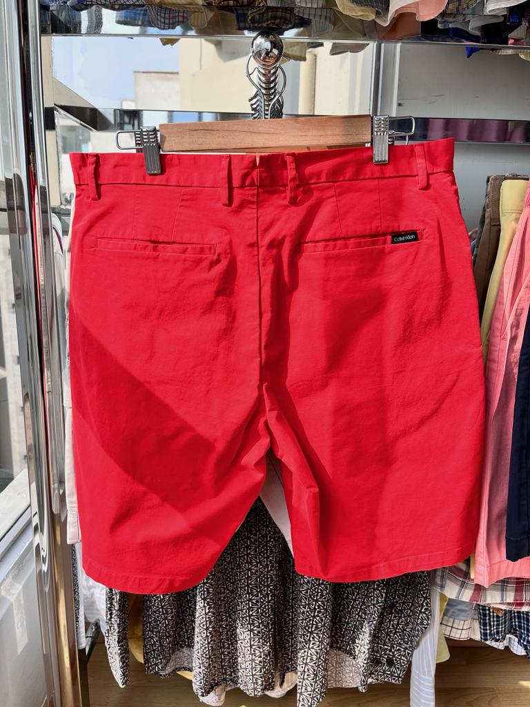 Short Rojo Calvin Klein Casual