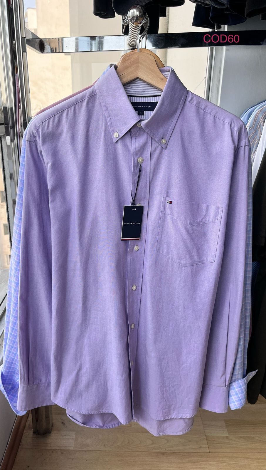 Camisa M/L tommy hilfiger elegante