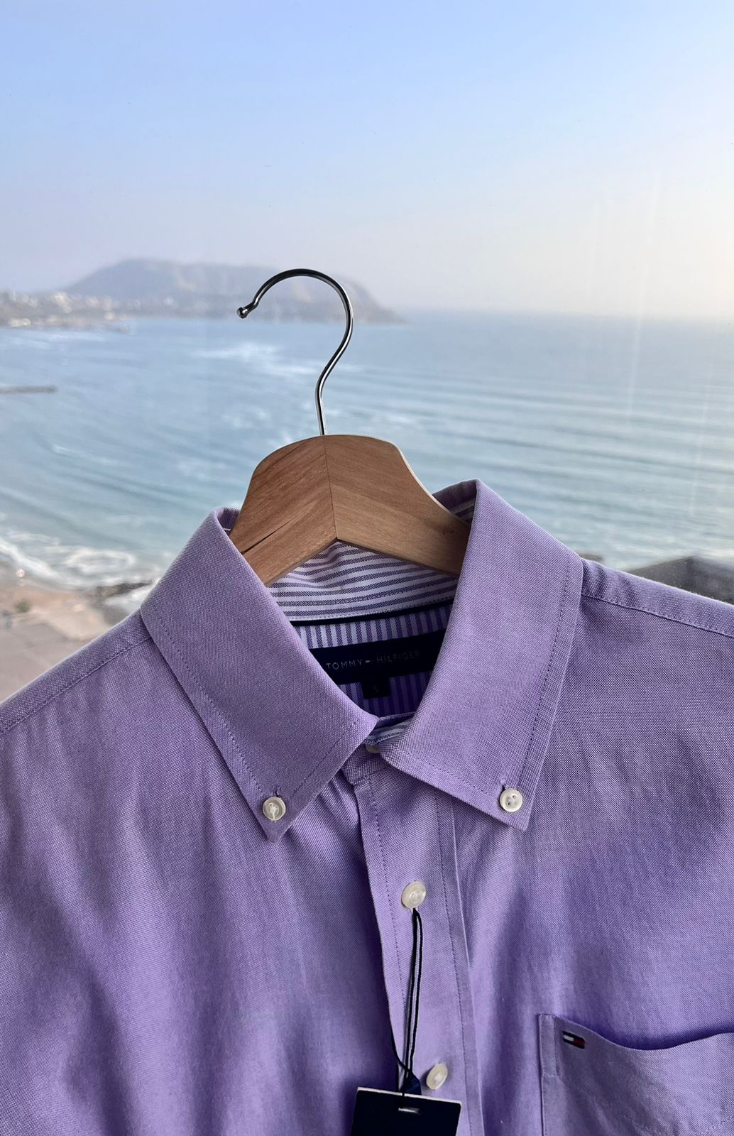Camisa M/L tommy hilfiger elegante