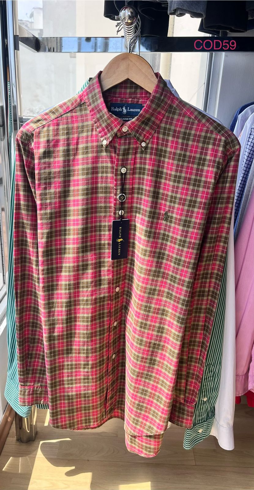 Camisa oxford Ralph Lauren de algodon