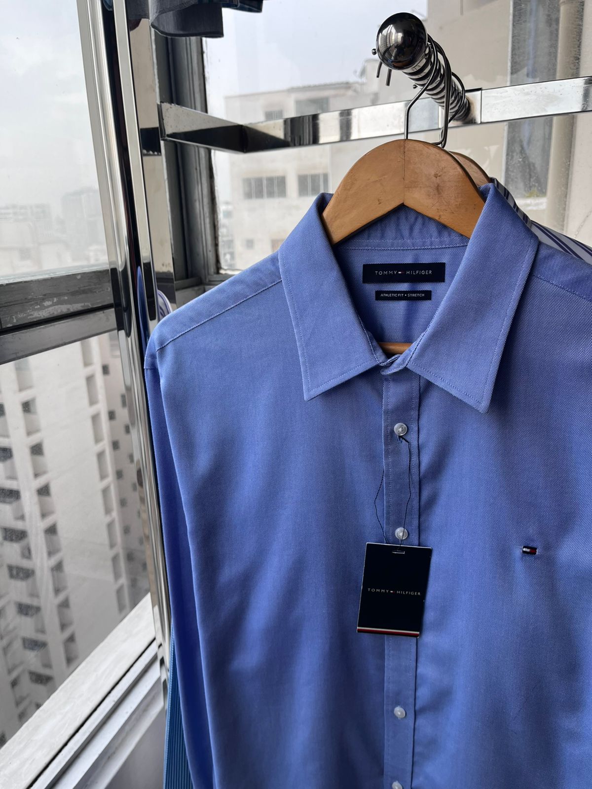 Camisa M/L Tommy Hilfiger Oxford elegante