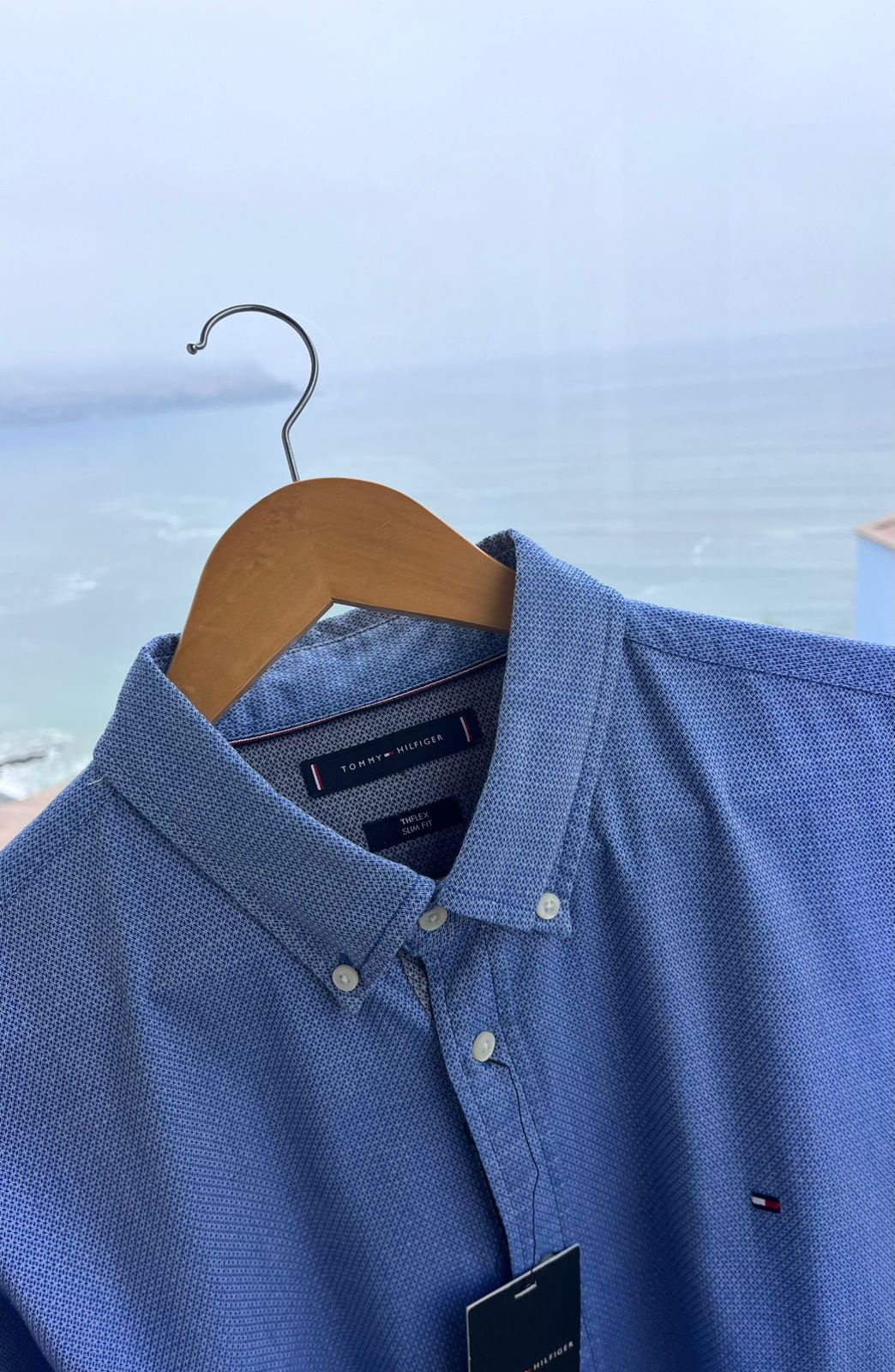Camisa M/L Tommy Hilfiger Slim oxford