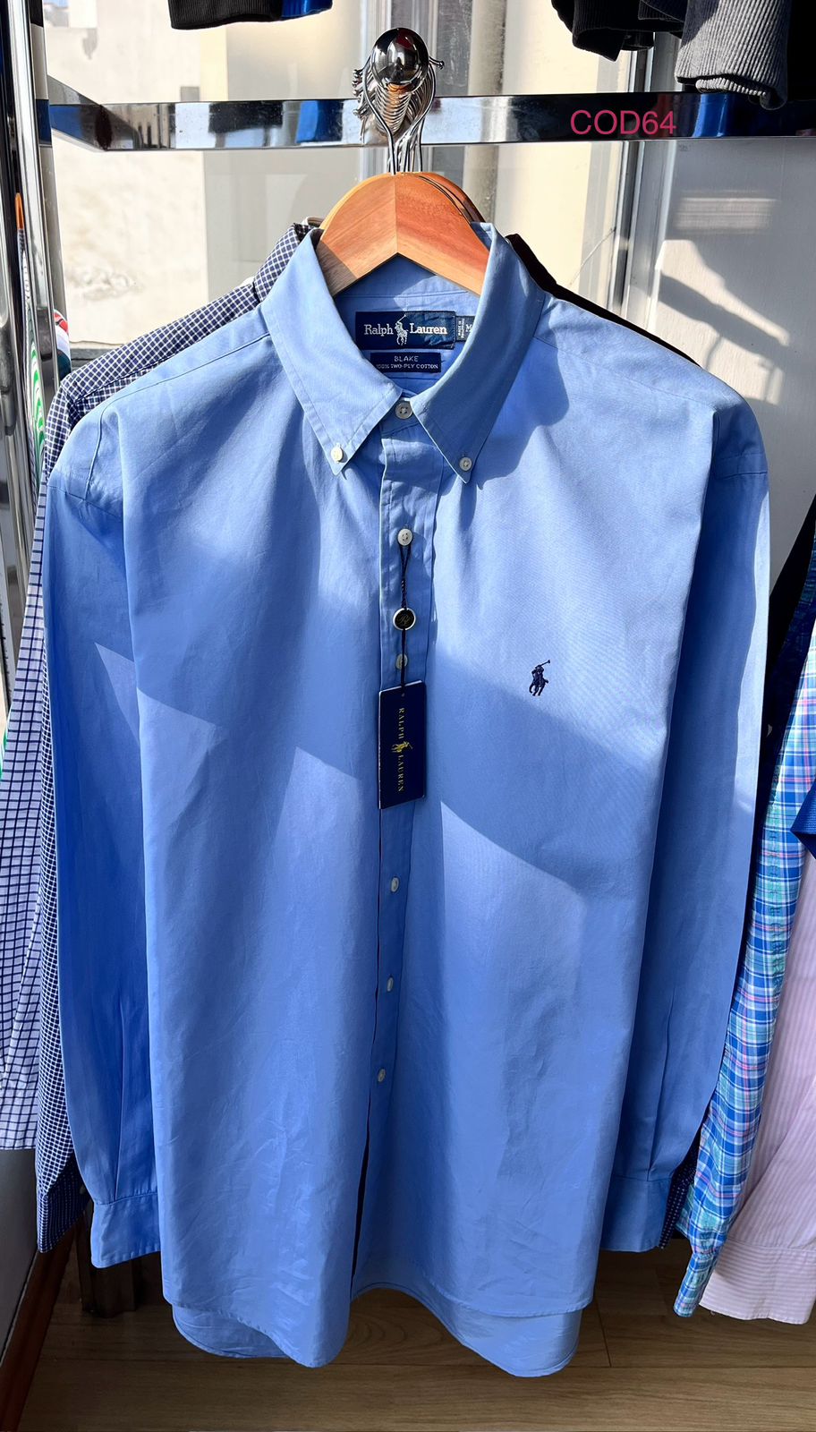 Camisa elegante Ralph Lauren de algodon