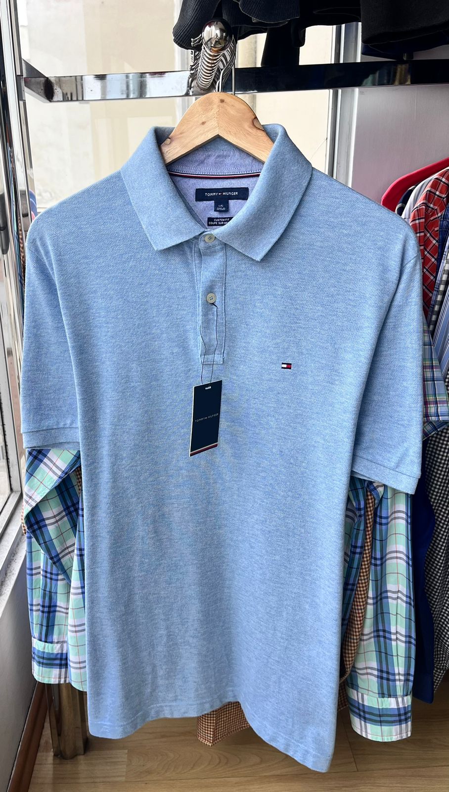 Camisera M/L Tommy Hilfiger Custom fit