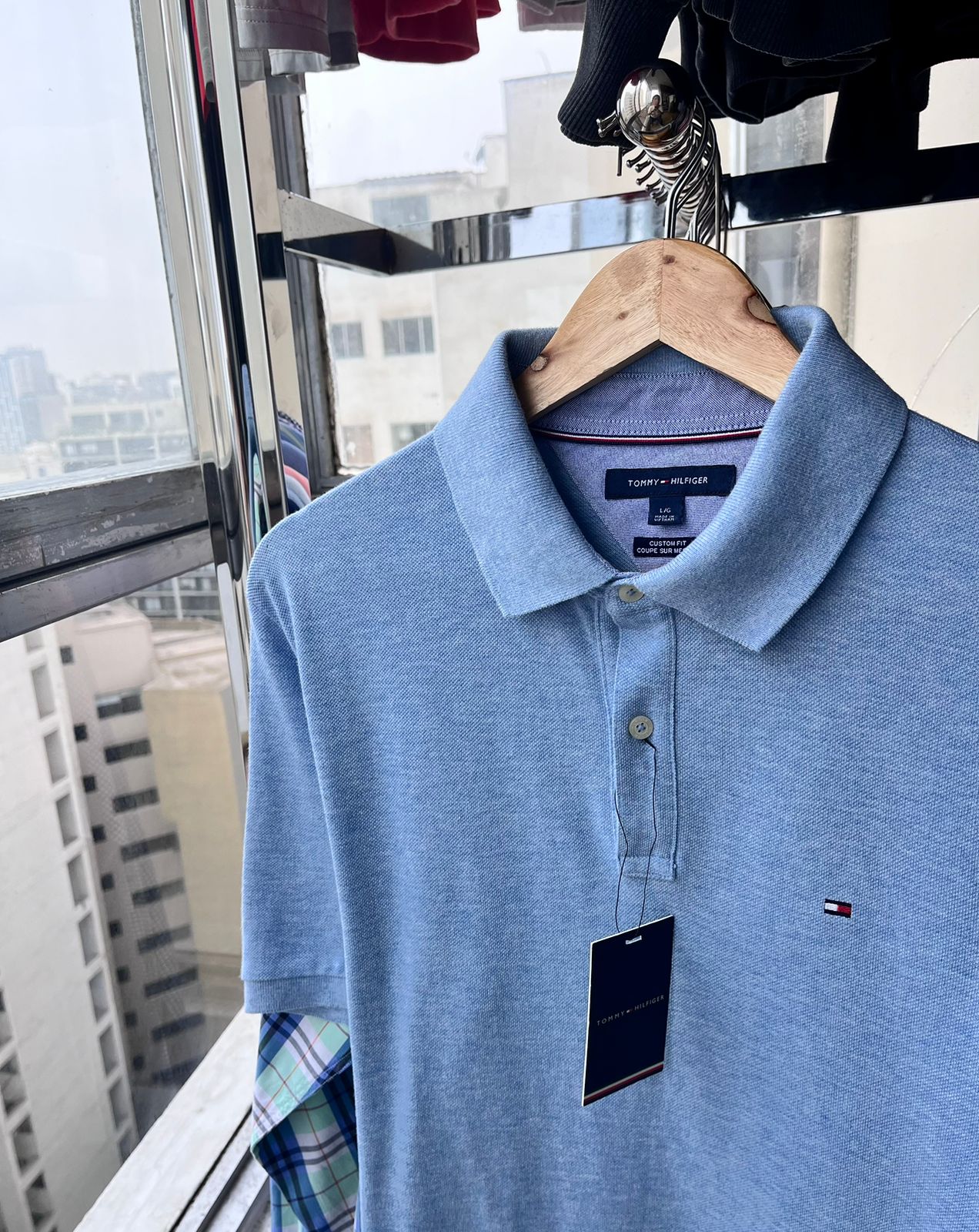 Camisera M/L Tommy Hilfiger Custom fit