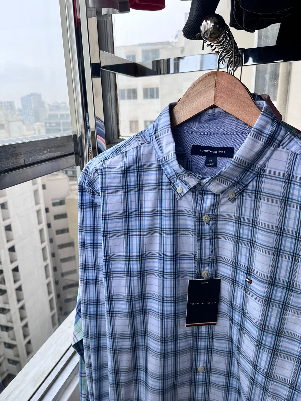 Camisa elegante Tommy Hilfiger de algodón