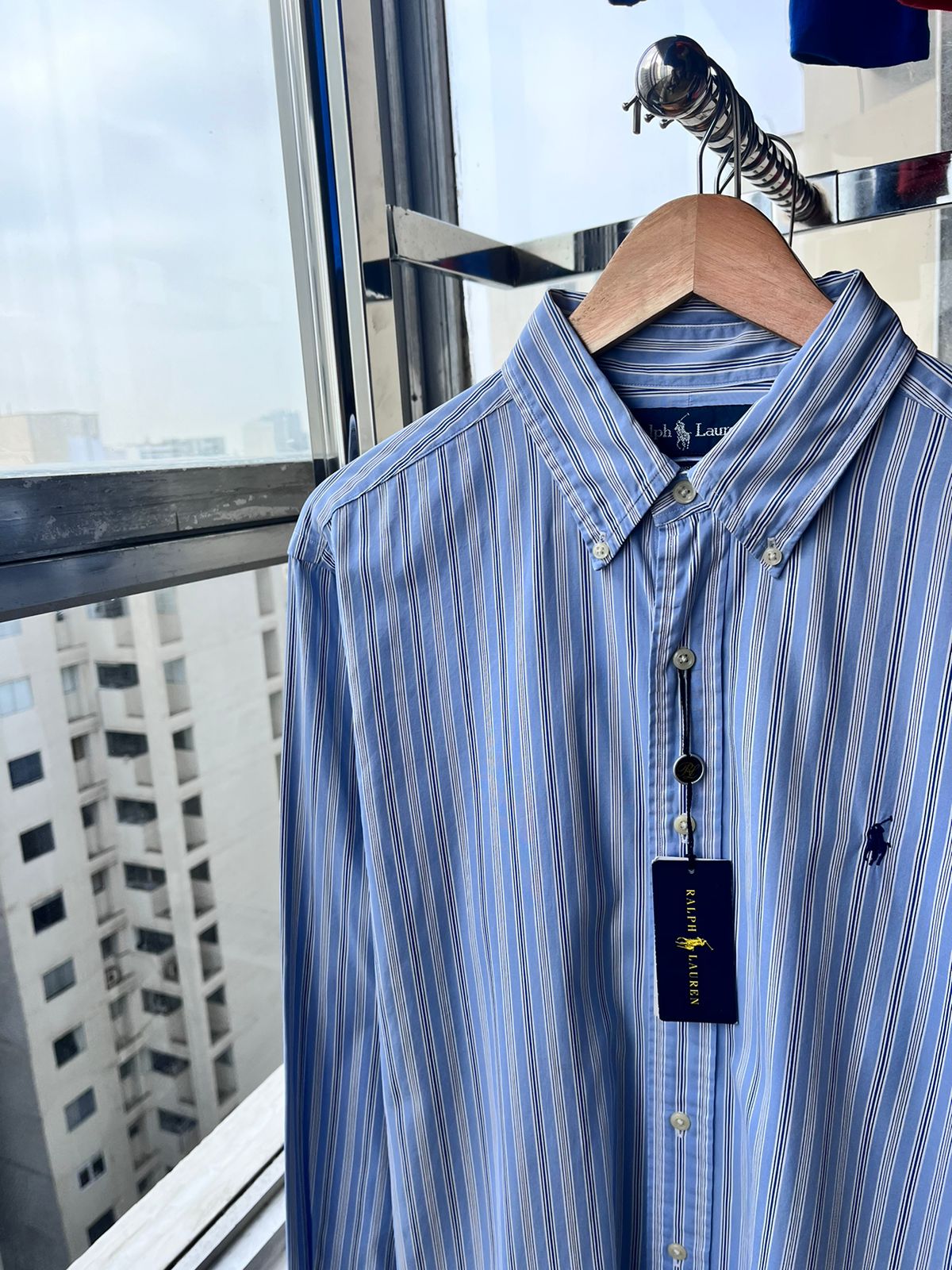 Camisa elegante Ralph Lauren de algodon
