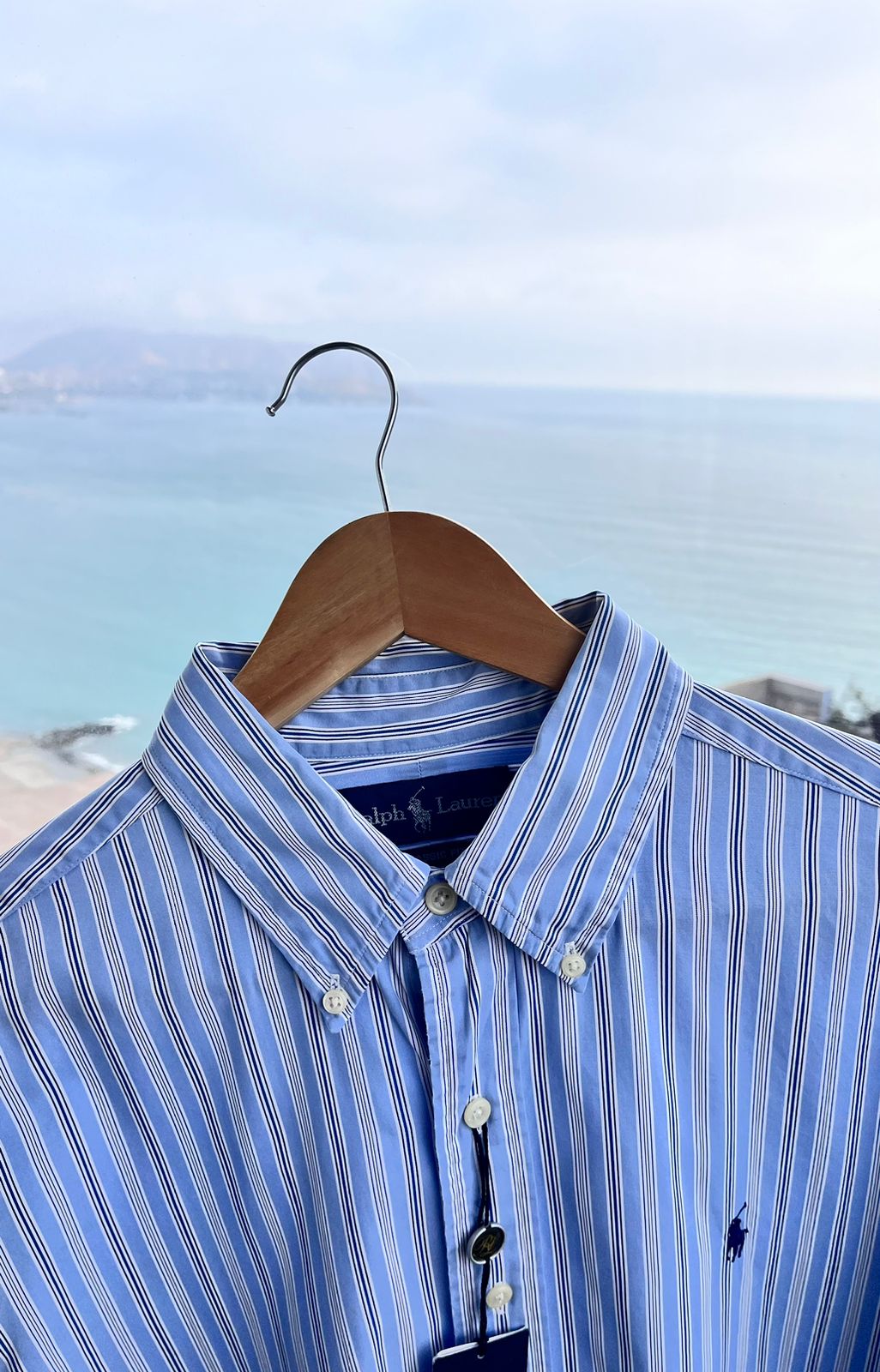 Camisa elegante Ralph Lauren de algodon
