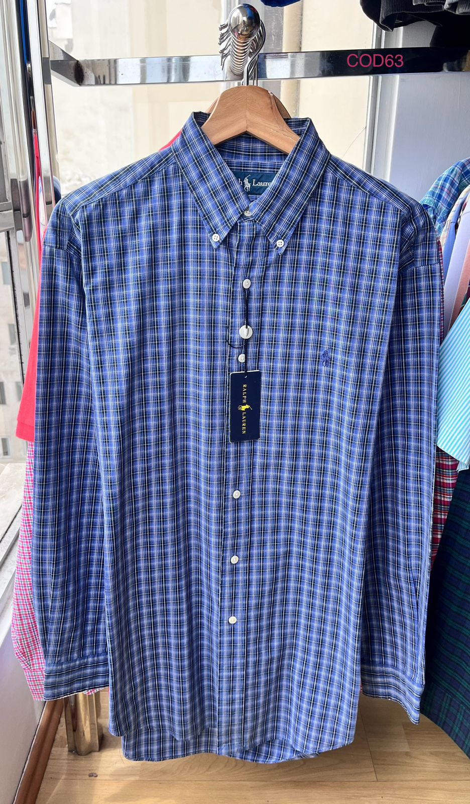 Camisa elegante Ralph Lauren de algodon