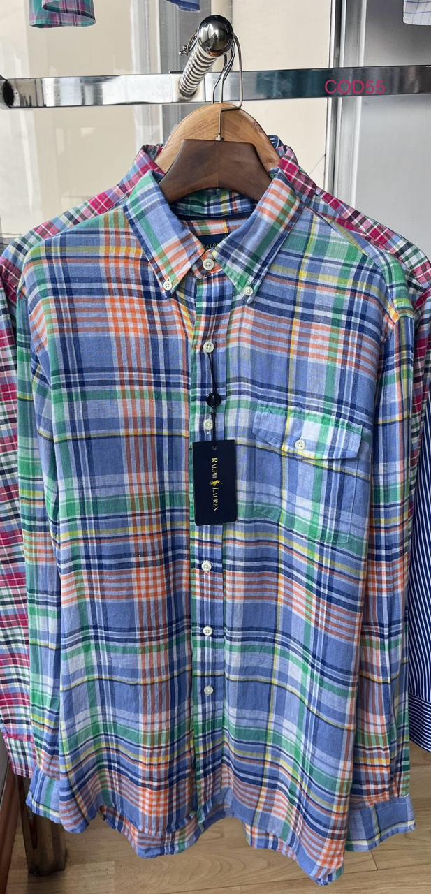 Camisa elegante Ralph Lauren de algodon