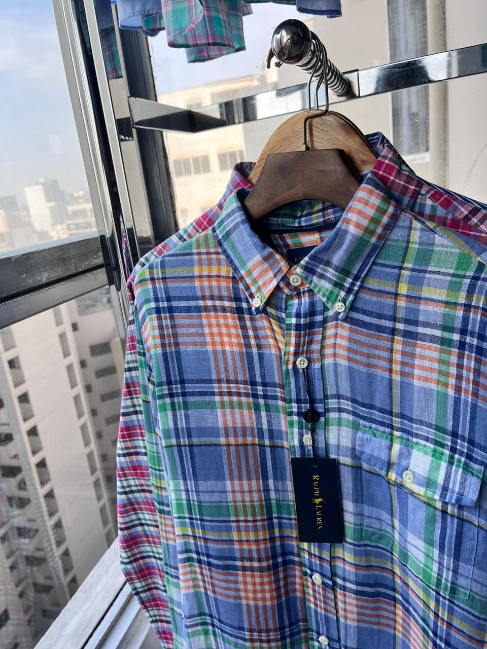 Camisa elegante Ralph Lauren de algodon