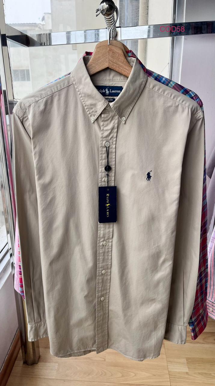 Camisa elegante Ralph Lauren de algodon