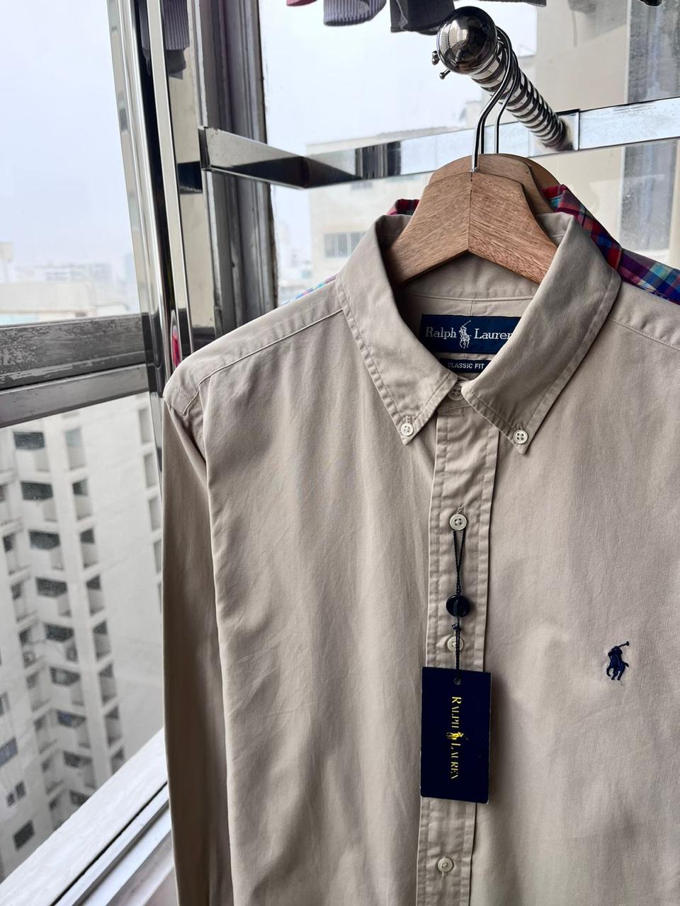 Camisa elegante Ralph Lauren de algodon