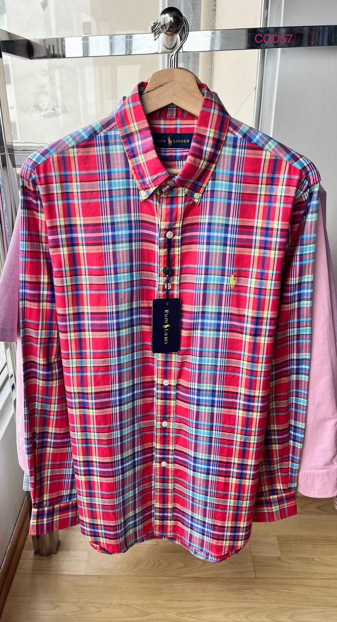 Camisa elegante Ralph Lauren de algodon