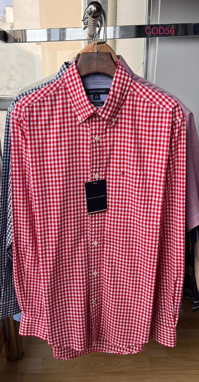 Camisa M/L Tommy Hilfiger Classic fit