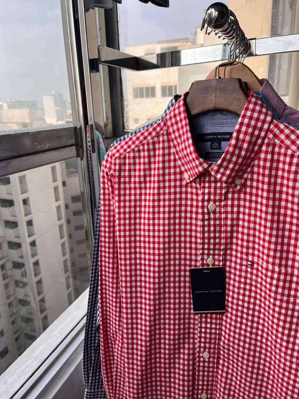 Camisa M/L Tommy Hilfiger Classic fit