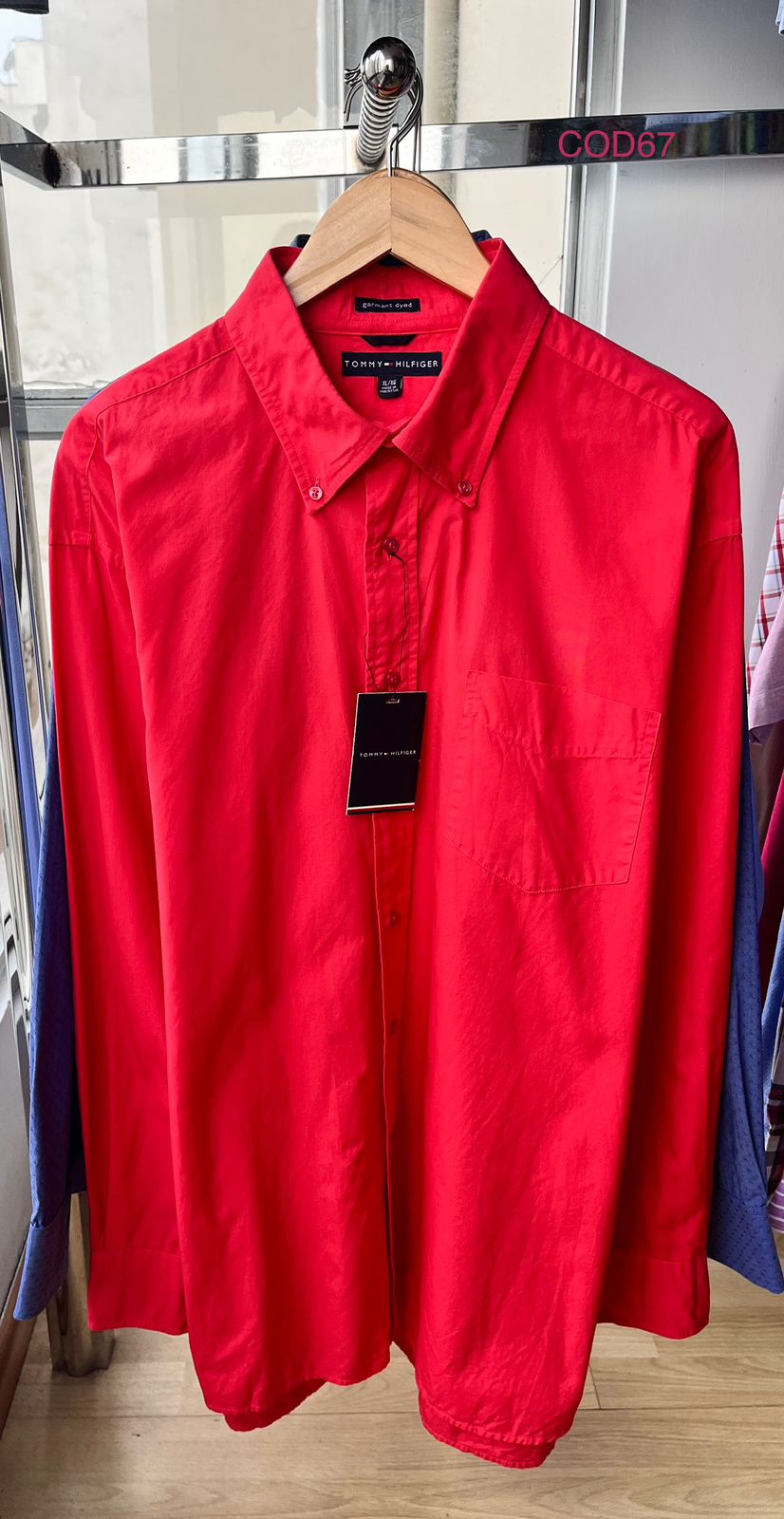 Camisa M/L Tommy Hilfiger elegante