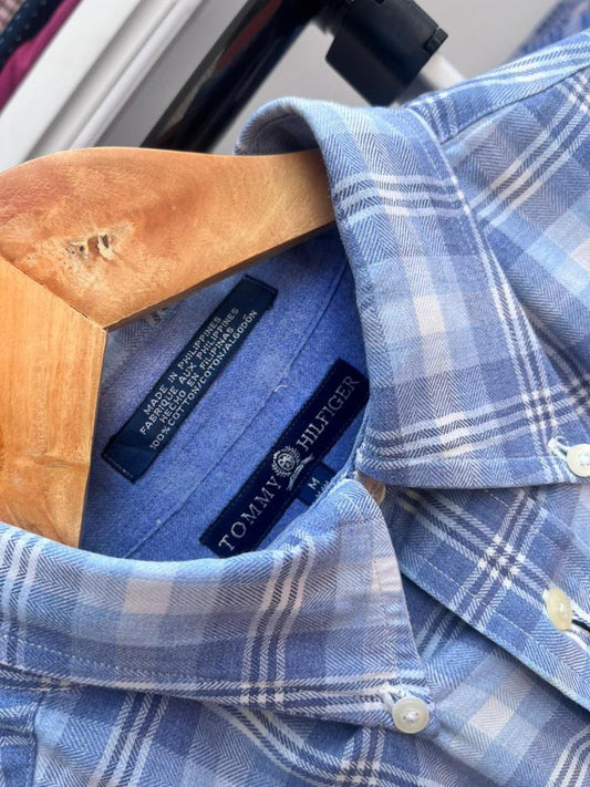Camisa  de cuadros y rayas Tommy Hilfiger oxford