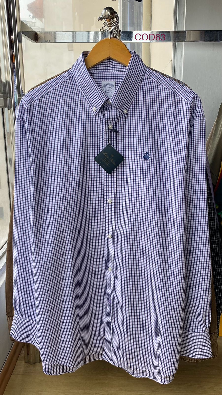 BROOKS BROTHERS CAMISA MANGA LARGA
